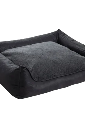 Veilige Betaling MaxxNobel Ortho Sofa Lederlook/Teddy Zwart 80/60